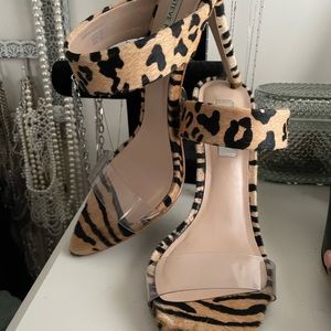 Animal print Steve Madden Heeled Sandals